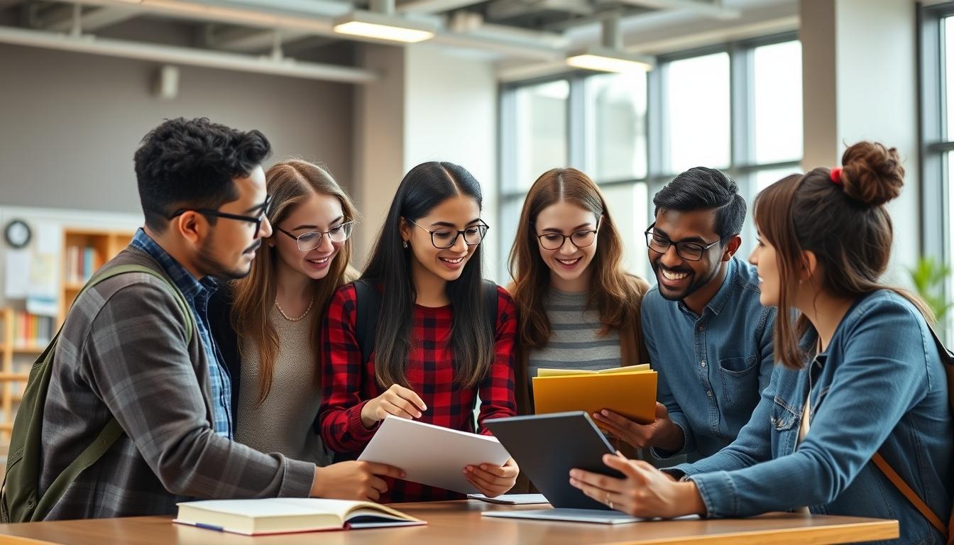 Student using online courses for flexible education